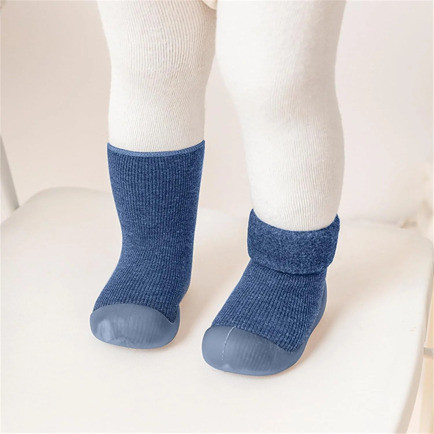 Infant Boys Girls Shoes Toddler Fleece WarmThe Floor Non Slip Prewalker Shoes Baby Girl Size 4
