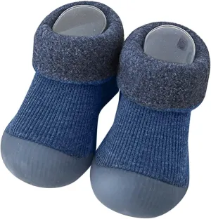 Infant Boys Girls Shoes Toddler Fleece WarmThe Floor Non Slip Prewalker Shoes Baby Girl Size 4