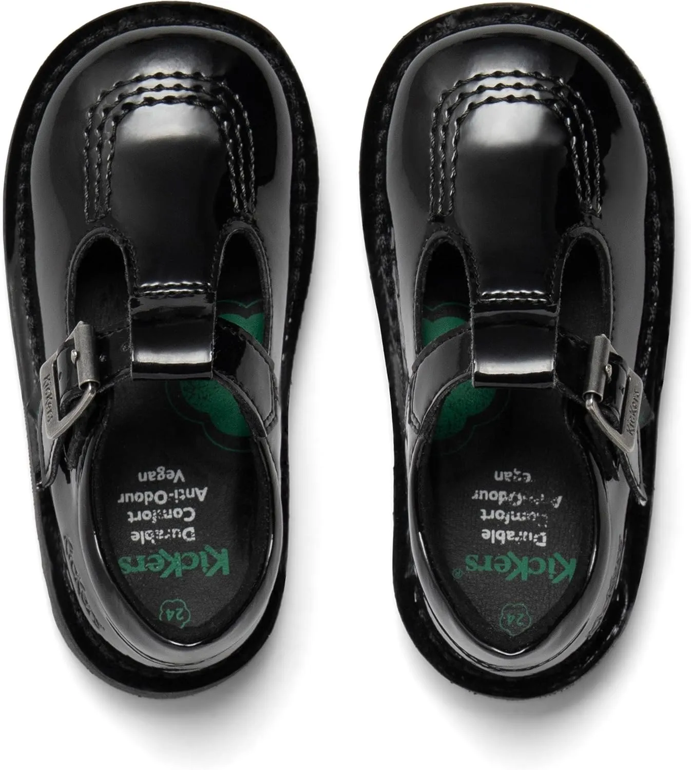 Kickers Girl's Mary Jane Loafers, 24/30 EU