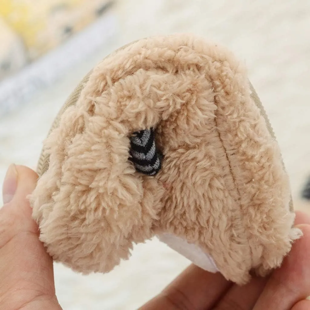 Kids Slippers Warm Boys Shoes Baby Soft-Soled Infant Girls Toddler Cartoon Baby Shoes Walking