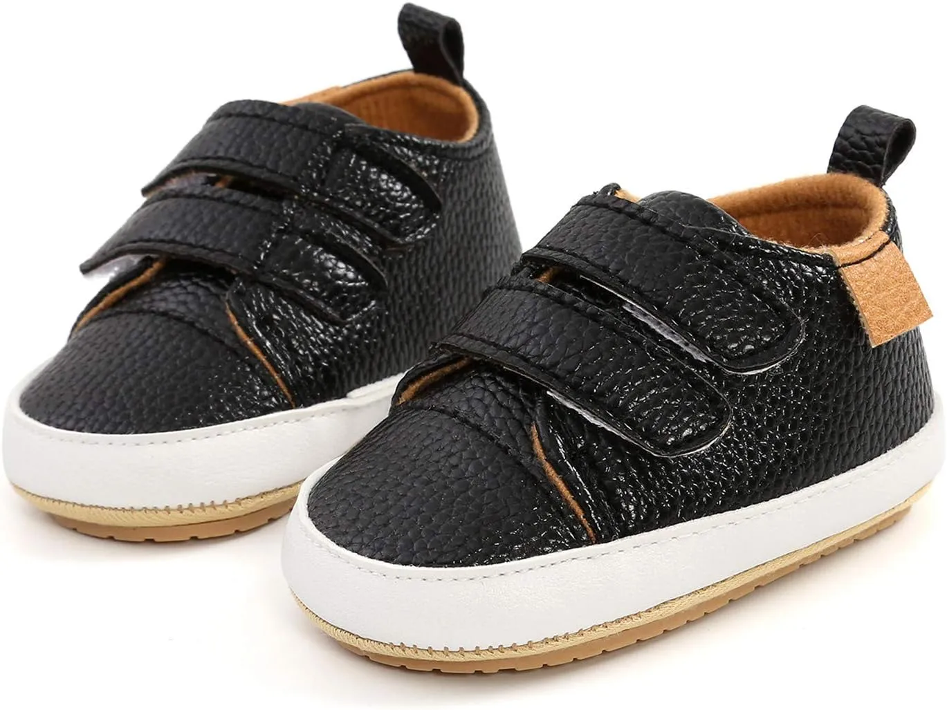 Kids Sneakers High Tops Girls Sneaker Shoes Soft Anti-Slip Baby Leather Infant Walkers Girls High Tops Size 2