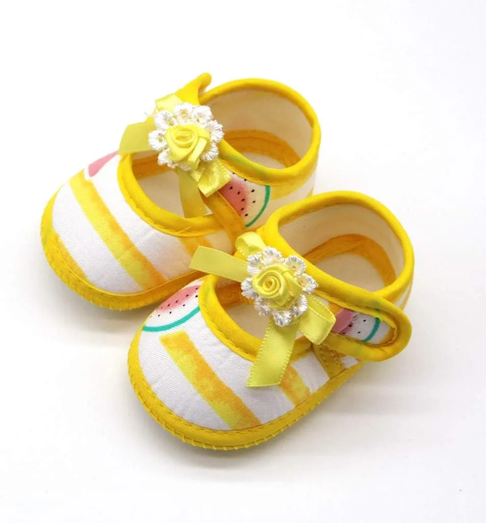 Kids Tennis Shoes Size 11 Soft Shoes Sole Prewalker Baby Girls Sandals Printing Single Watermelon Baby Shoes Size 3 Baby Girl Sneakers