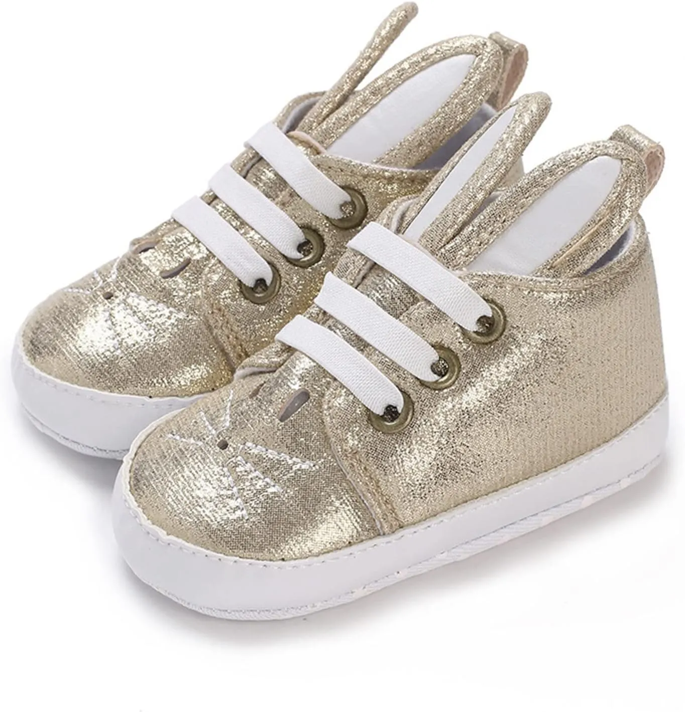 Newborn Baby Boys Girls First Walking Crib Shoes Infant Sneakers Fashion High-Top Non-Slip Oxfor Dress Moccasins