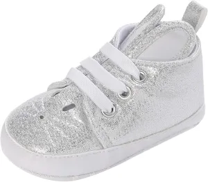 Newborn Baby Boys Girls First Walking Crib Shoes Infant Sneakers Fashion High-Top Non-Slip Oxfor Dress Moccasins