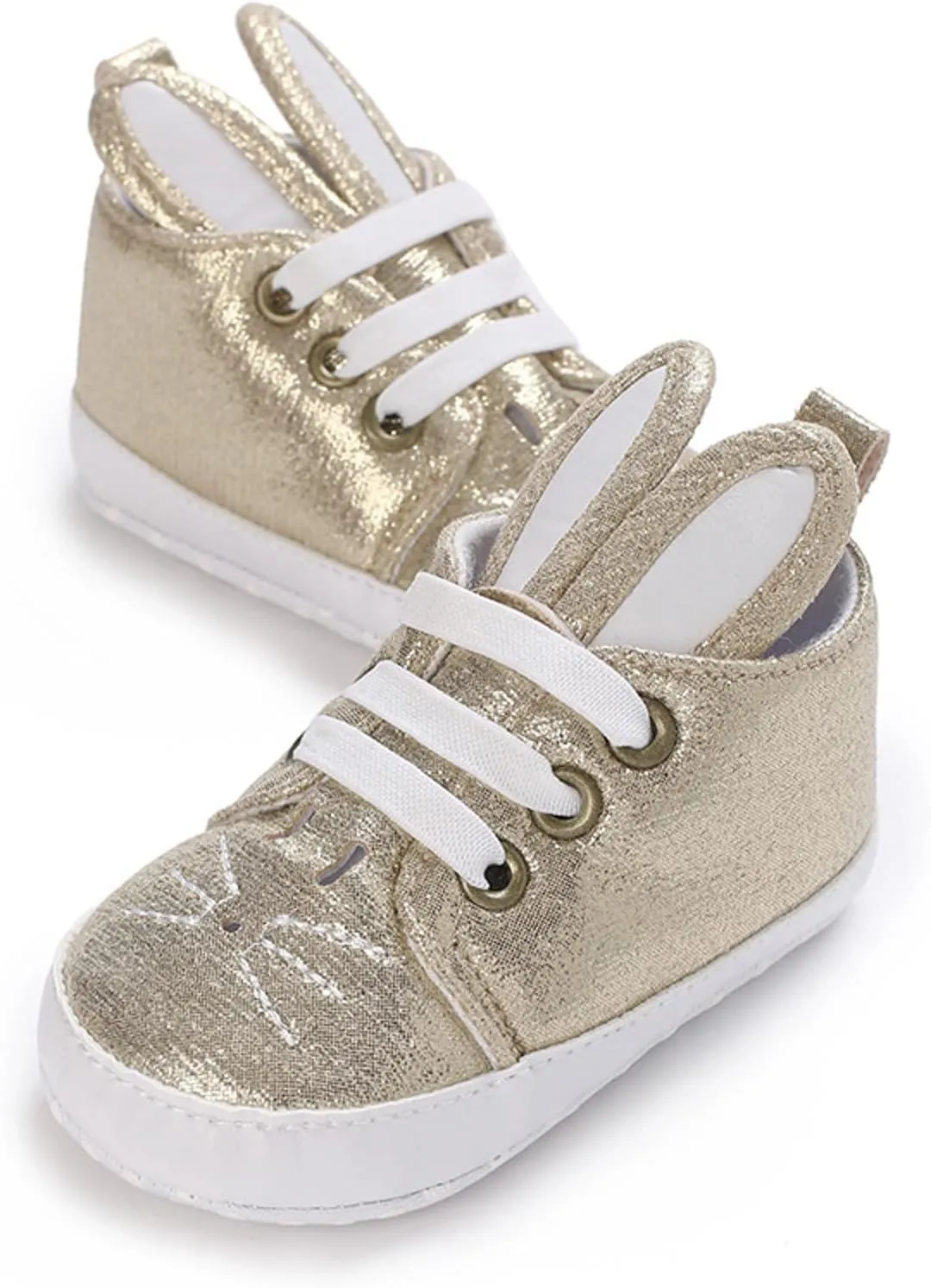 Newborn Baby Boys Girls First Walking Crib Shoes Infant Sneakers Fashion High-Top Non-Slip Oxfor Dress Moccasins
