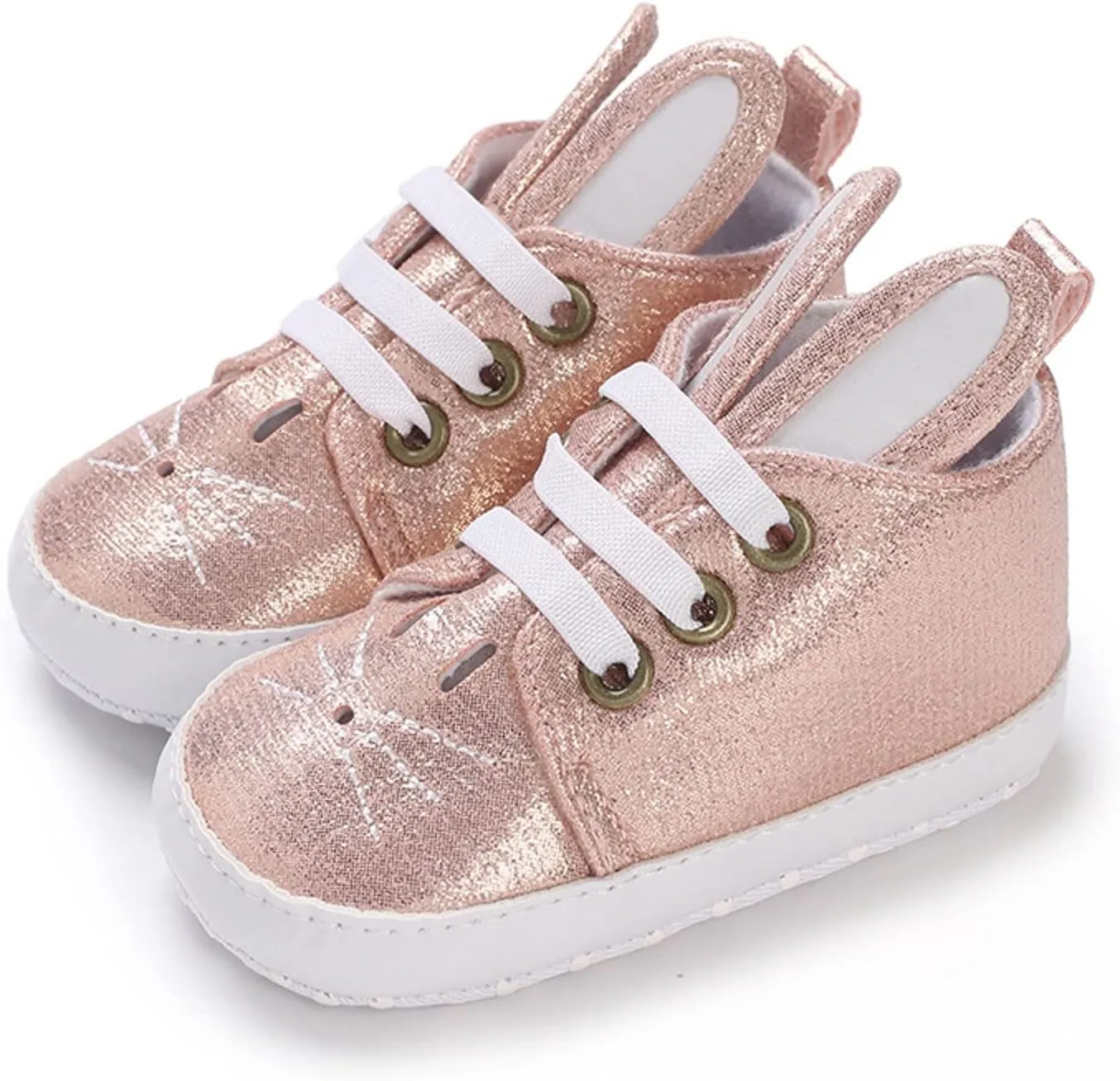 Newborn Baby Boys Girls First Walking Crib Shoes Infant Sneakers Fashion High-Top Non-Slip Oxfor Dress Moccasins