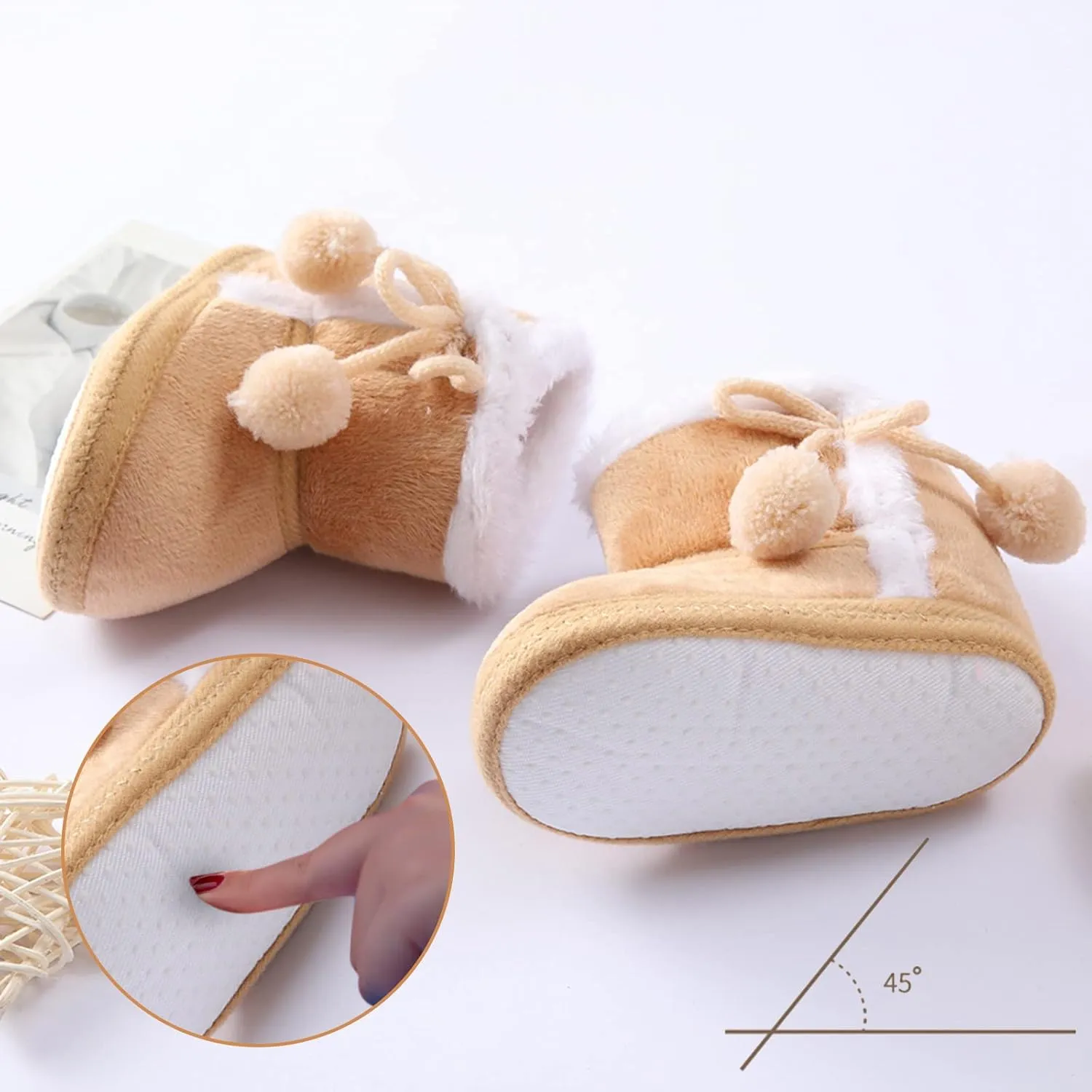 Preemie Baby Shoes Girls Girls Booties Snow Shoes Infant Toddler Boys Boots Soft Baby Warming Baby Shoes Tennis Shoes 4t