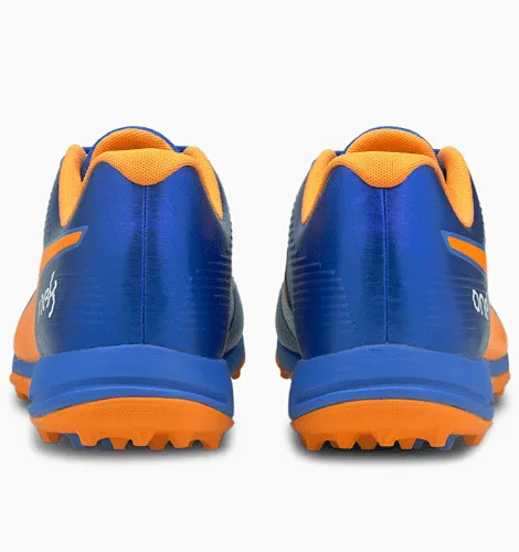 PUMA One8 Virat Kohli 19 Bluemazing Orange Glow Cricket Shoes