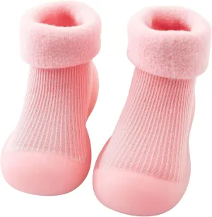 Robe And Slipper Set Boys Kids Toddler Baby Boys Girls Solid Warm Knit Soft Sole Rubber Shoe Slipper Boys Slides Size 4