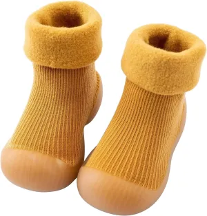 Robe And Slippers Boys Kids Toddler Baby Boys Girls Solid Warm Knit Soft Sole Rubber Summer Slippers for Toddler Boys
