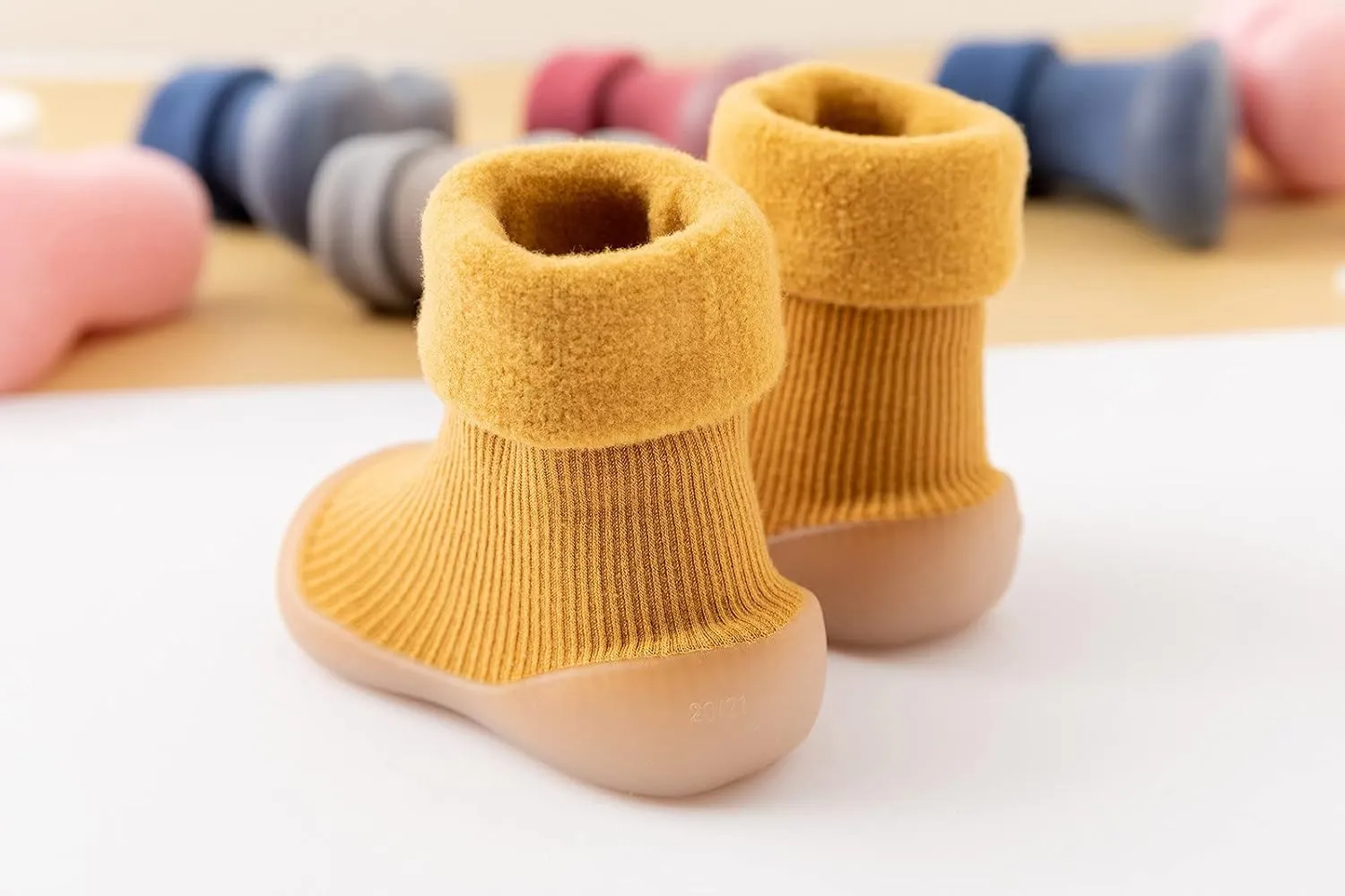 Robe And Slippers Boys Kids Toddler Baby Boys Girls Solid Warm Knit Soft Sole Rubber Summer Slippers for Toddler Boys