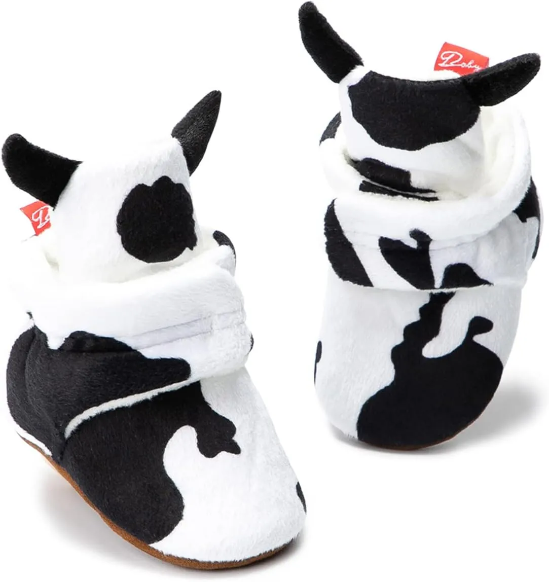 Slip on Shoes Kids Baby Girls Boys Soft Booties Snow Boots Warm Shoes Infant Toddler Warming 1 Year Old Shoes