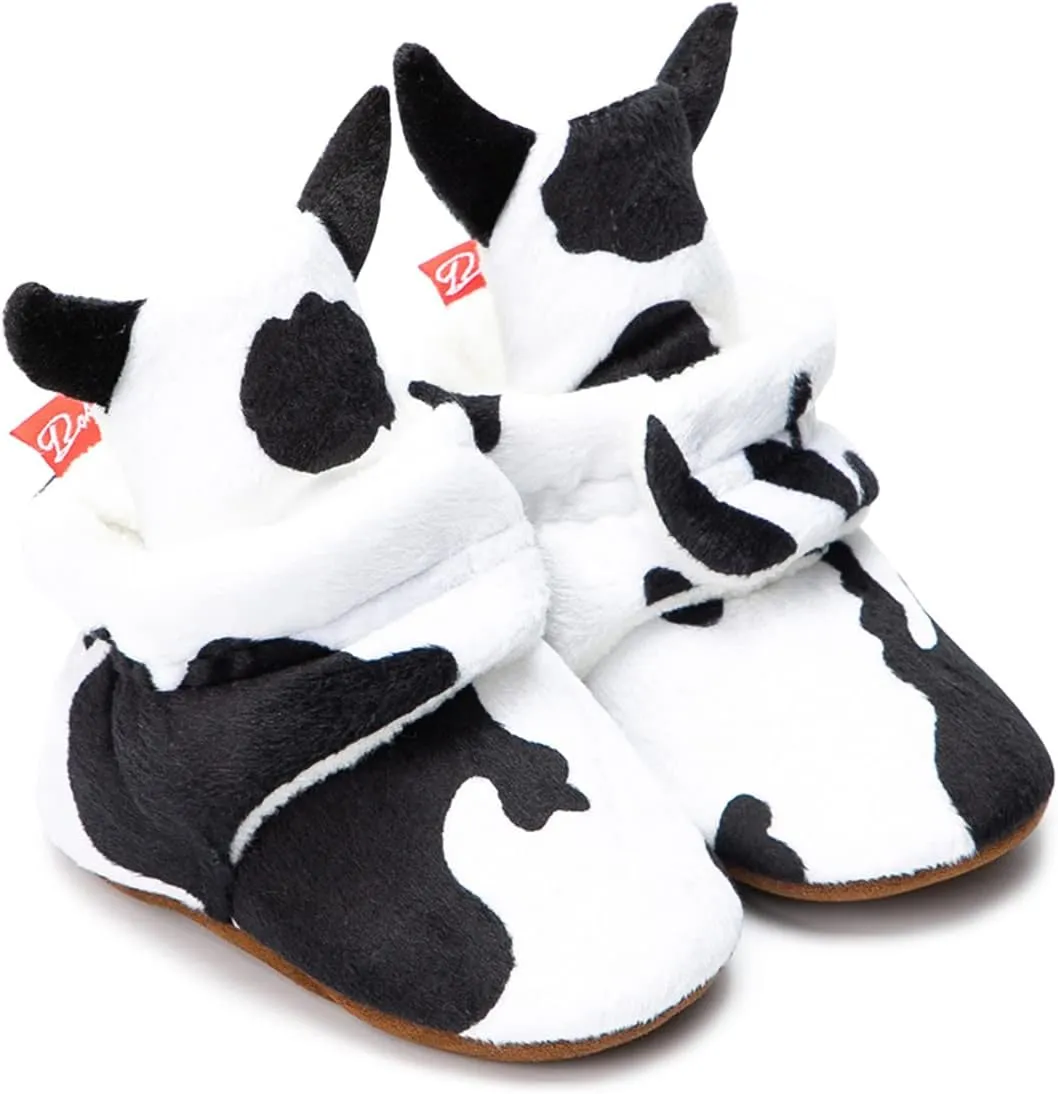Slip on Shoes Kids Baby Girls Boys Soft Booties Snow Boots Warm Shoes Infant Toddler Warming 1 Year Old Shoes