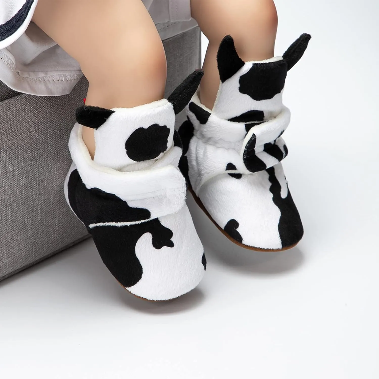Slip on Shoes Kids Baby Girls Boys Soft Booties Snow Boots Warm Shoes Infant Toddler Warming 1 Year Old Shoes
