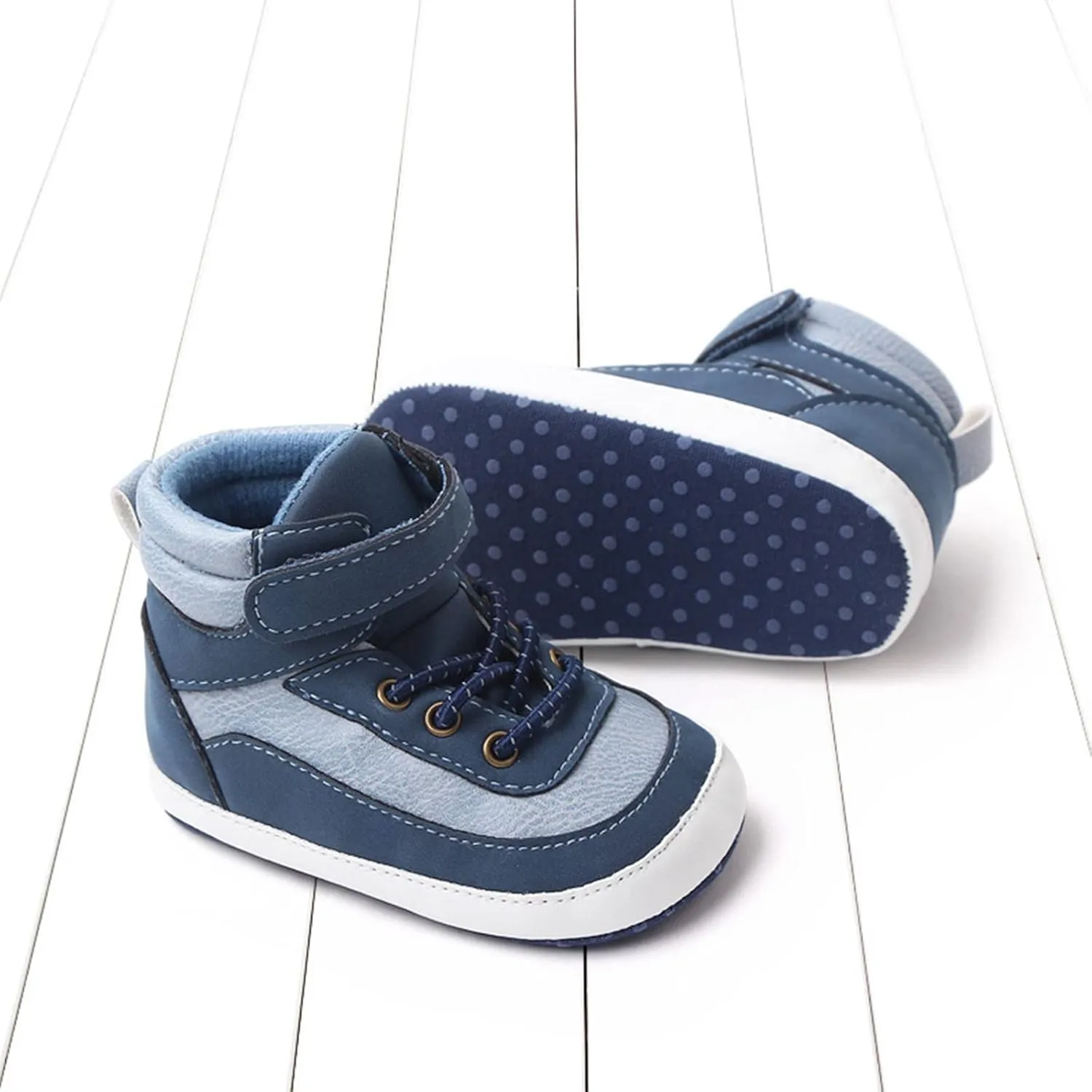 Spring and Summer Children Infant Toddler Shoes Boys and Girls Sports Shoes Flat Bottom High Top Girls Soccer