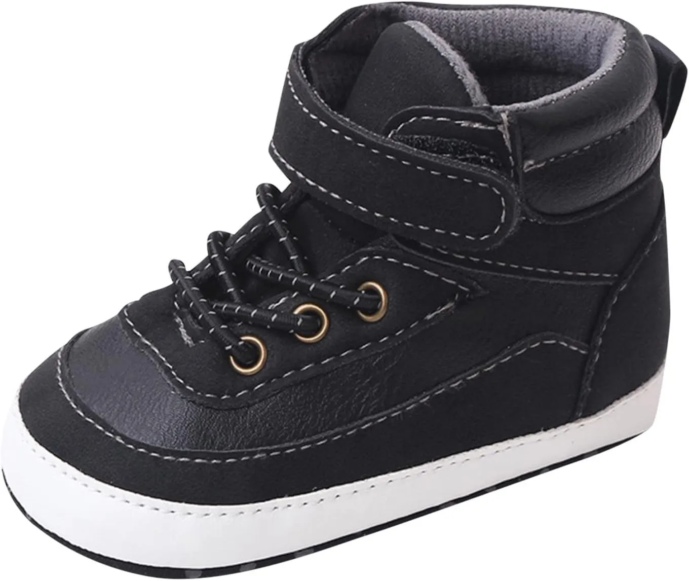 Spring and Summer Children Infant Toddler Shoes Boys and Girls Sports Shoes Flat Bottom High Top Girls Soccer