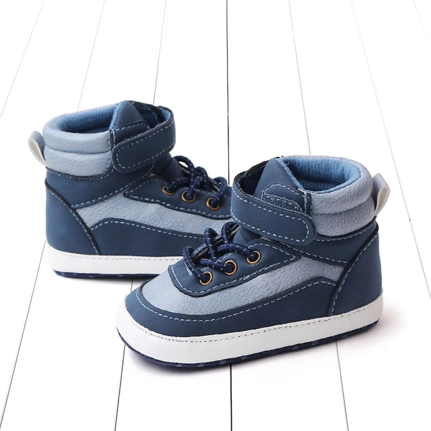 Spring and Summer Children Infant Toddler Shoes Boys and Girls Sports Shoes Flat Bottom High Top Girls Soccer