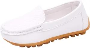 Toddler Boys Non Slip Loafers Ankle Leather Soft Sneakers Kids Baby Lightweight Summer Casual Dress Dance Sandals