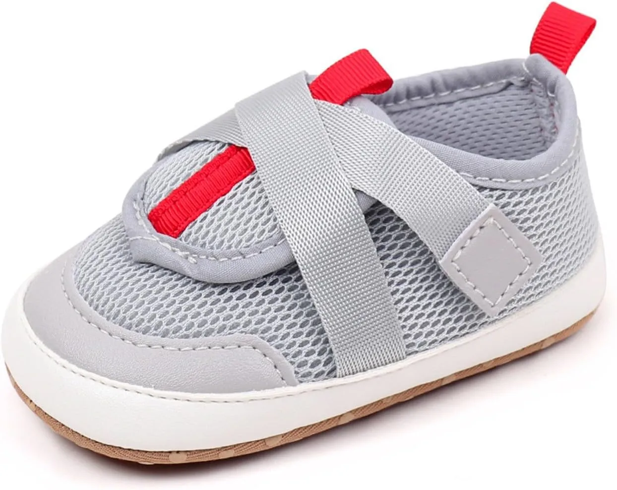 Toddler Slip On Shoes Baby Boy Girl Woven Loafers Mesh Sports Shoes Solid Color Baby Infant First Walking Shoes