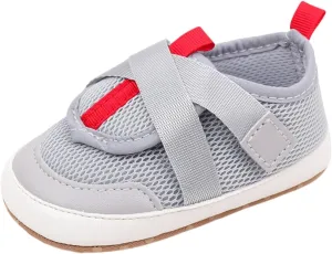 Toddler Slip On Shoes Baby Boy Girl Woven Loafers Mesh Sports Shoes Solid Color Baby Infant First Walking Shoes